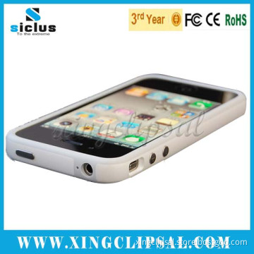 Two-color Metal Button TPU Bumper for iPhone 5